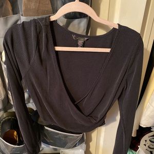 victoria secret wrap shirt